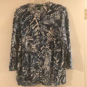 Ralph Lauren Floral Cardigan 💙100% Cotton